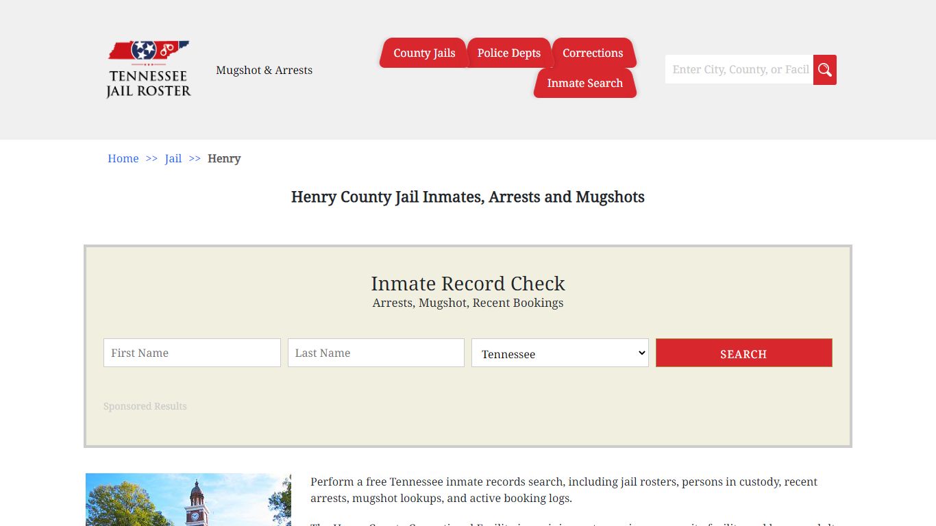 Henry County Jail Inmates, Arrests and Mugshots